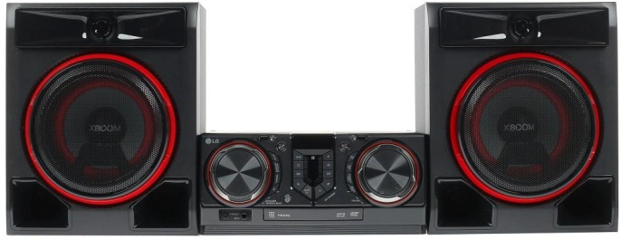Минисистема LG CL65 черный/красный 950Вт FM USB BT CL65.DRUSLLX