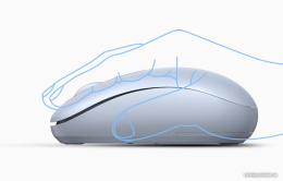 Беспроводная компьютерная мышьUGREEN MU105 90671 2.4G Wireless Mouse. Цвет: пыльный синий