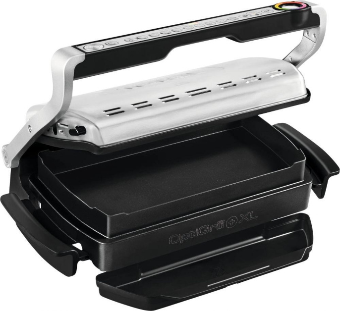 Электрогриль Tefal Optigrill GC724D12 2000Вт серебристый