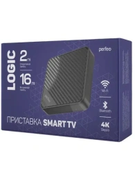 Perfeo SMART TV BOX приставка "LOGIC 2/16",Allwinner H313,Android 10, 2Gb/16Gb,Пульт Bluetooth