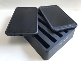 Зарядная станция Noyato CS-520 для планшетов Samsung Galaxy Tab CS-520 Active/Active2/Active3 5 слотов, POGO PIN, Short circuit protection, DC 5V AC 100/240V