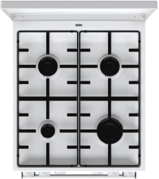 Плита Комбинированная Gorenje GK5A22WH белый металлическая крышка реш.сталь