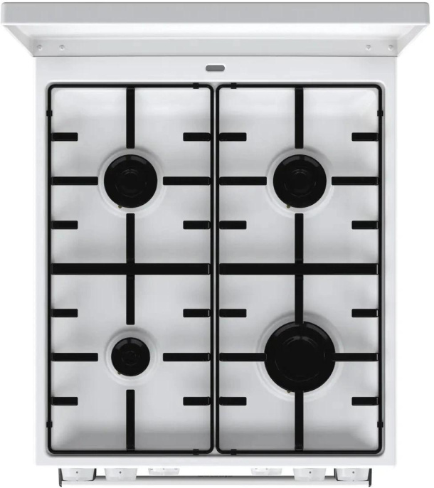 Плита Комбинированная Gorenje GK5A22WH белый металлическая крышка реш.сталь