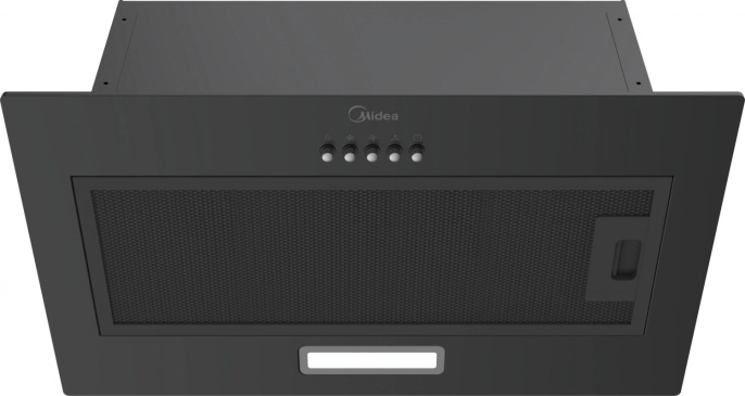 Встраиваемая вытяжка Midea MH60I301B, управление кнопочное, черный