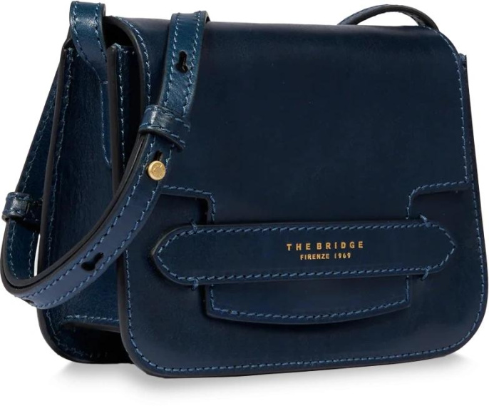 Сумка The Bridge Lucrezia, женская, кожа натуральная, темно-синий [04192001/yh]