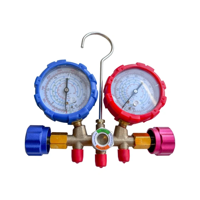 Манометрический коллектор VOLL v-mgr 536 1/4"sae-5.16"sae для хладогентов r22, r134a, r410a, r404a 9.13536