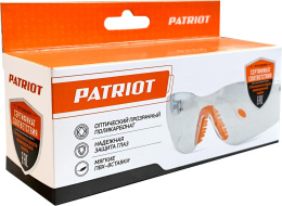 Очки защитные для инструмента Patriot PPG-9 оранжевый упак:1шт 400401