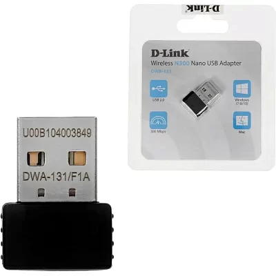 D-Link DWA-131/F1A Беспроводной USB-адаптер N300