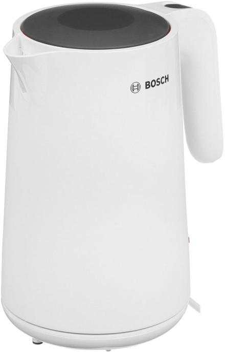 Электрочайник Bosch TWK2M161 (2400 Вт, объем: 1.7 л, подставка с возможностью вращения, материал корпуса: пластик, защита от перегрева, отключение при снятии с базы, автоматическое отключение, цвет: белый)