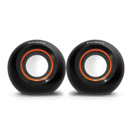 Акустическая система 2.0 ExeGate Disco 180 питание USB, 2х3Вт 6Вт RMS , 100-20000Гц, черный, Color Box EX287053RUS