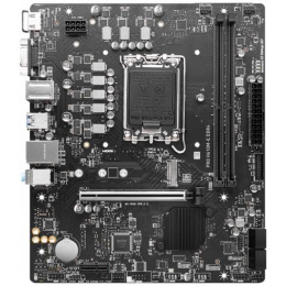 Материнская плата MSI PRO H610M-E DDR4 H610, LGA1700, 2*DDR4, 1*PCIEx16, 1*PCIEx1, 1*M.2, 4*USB3.2Gen1, 8*USB2.0, 4*SATA3.0, 1G, VGA, HDMI, M-ATX, RTL