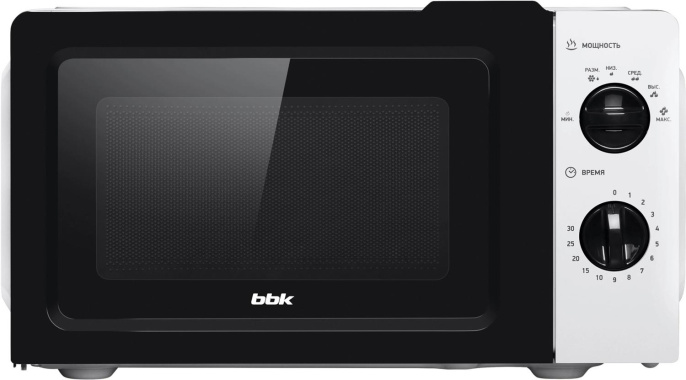BBK 17MWS-783M/W W Микроволновая печь, 17 л, 700 Вт, белый