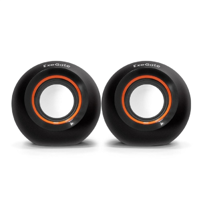 Акустическая система 2.0 ExeGate Disco 180 питание USB, 2х3Вт 6Вт RMS , 100-20000Гц, черный, Color Box EX287053RUS