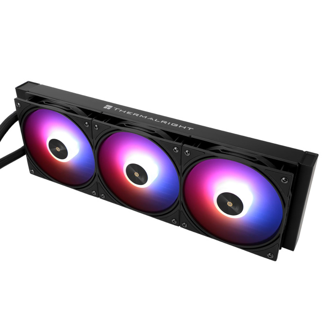 Водяное охлаждение для процессора Water Cooling System Thermalright Frozen Warframe Pro 360 Black Argb 360mm, Black, ARGB/ Fans: 3x120mm, 70.84CFM, 29.8dBA, 2000RPM/ Pump height 60mm, 23dBA, 3000RPM, Rad thickness 27mm/ S: 1200, 1700, 1851, 2011, 2066, (