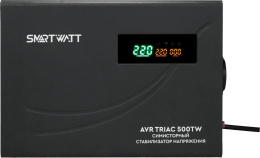 Стабилизатор напряжения Smartwatt AVR Triac 500TW 500ВА черный 4512020380004