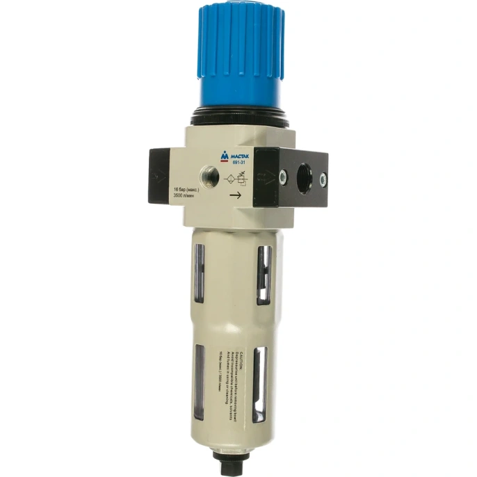 Фильтр влагоотделитель с редуктором (3/8F, 16 бар) МАСТАК 691-31