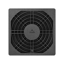 Решетка для вентилятора с фильтром 80x80 ExeGate EG-080PSFB (80x80 мм, пластиковая, квадратная, с пылевым фильтром, черная) EX295254RUS