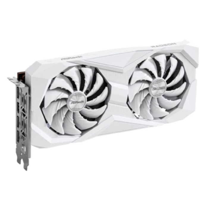 Видеокарта ASRock RX6600 Challenger White 8GB GDDR6 HDMI DPx3 2FAN RTL RX6600 CLW 8G