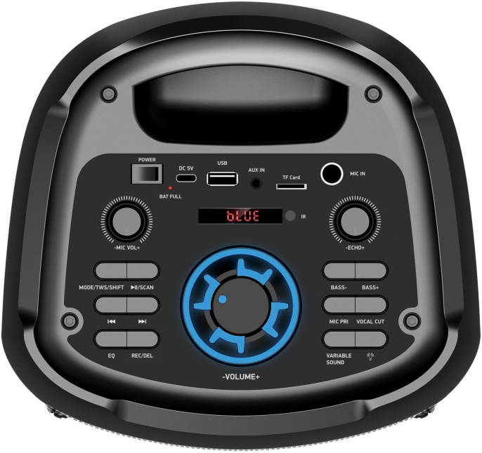 Колонки BBK BTA4021 2.0 черный 20Вт портативные