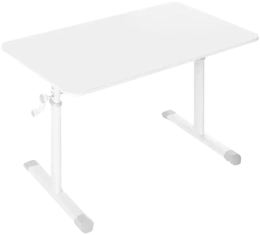 Офисный стол Defender Netis белый,100*60см, в63-86см, ручной. 64785