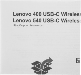 Мышь Lenovo 540 USB-C Wireless Compact темно-серый оптическая 2400dpi беспров. USB-C для ноутбука 3but GY51D20867