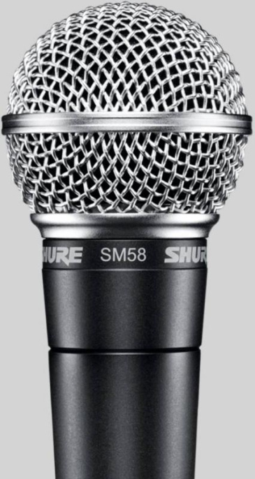 Микрофон SHURE SM58-LCE,  черный