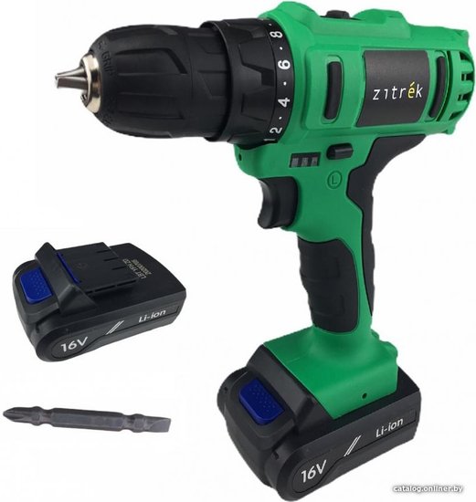 Аккумуляторная дрель-шуруповерт Zitrek Greenpower 16-Li 063-4075