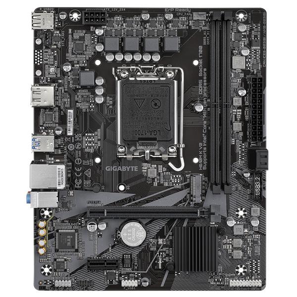 Материнская плата Gigabyte H610M K V2 Soc-1700 Intel H610 2xDDR5 mATX AC`97 8ch(7.1) GbLAN+HDMI+DP