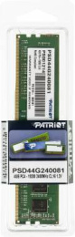 Оперативная память Patriot SL DDR4 DIMM 4GB 2400MHz CL17 1*4GB 17-17-17-39 1.2V PSD44G240081
