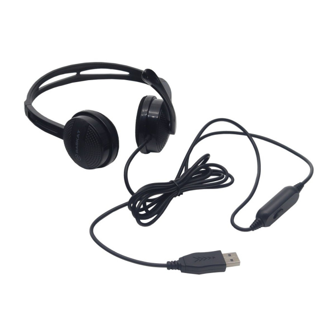 Наушники Raskat Standart 4U 50мм, 32Ом, 105Гц, 20-20000Гц, USB 2м