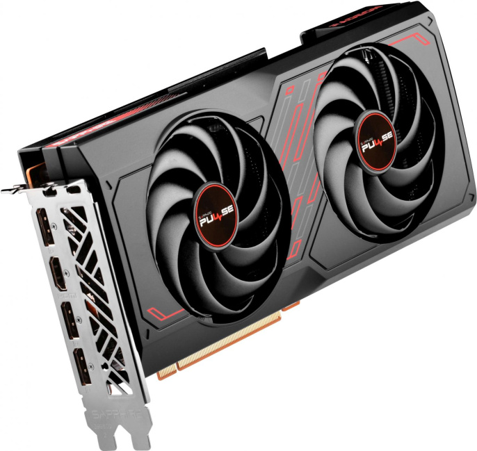Видеокарта Sapphire AMD  Radeon RX 7600 11324-01-20G PULSE RX 7600 GAMING 8ГБ Pulse, GDDR6, Ret