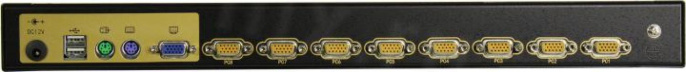 ProCase E1908HD Консоль однорельсовая , КВМ 8 порт, LCD 19'', single rail console KVM 8 port, LCD D-Sub, USB, разрешение 1920*1080, 8 кабелей