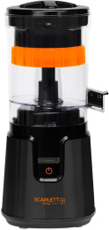 Соковыжималка Scarlett SC-JE50C10,  цитрусовая,  черный и оранжевый