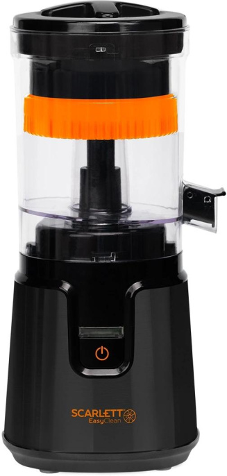 Соковыжималка Scarlett SC-JE50C10,  цитрусовая,  черный и оранжевый