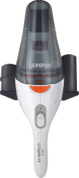 Пылесос ручной Gorenje MVC72FW 55Вт белый/серый