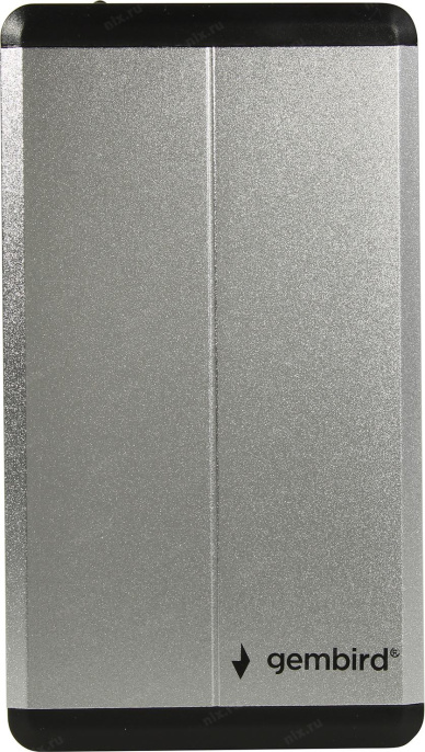 Внешний корпус 2.5" Gembird USB 3.0 SATA металл серебро EE2-U3S-2-S