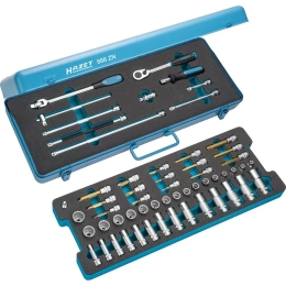 Набор 12-гранных головок HAZET 3/8" с аксессуарами, 888ZN