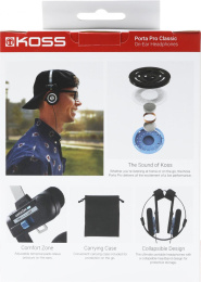 Наушники накладные Koss Porta Pro Classic 1.2м черный проводные оголовье 17101035