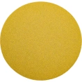 Диск абразивный с липучкой Sandpaper (yellow) 150 мм, без отверстий, P80, 5 шт BRUSHTEX 150Y0-80