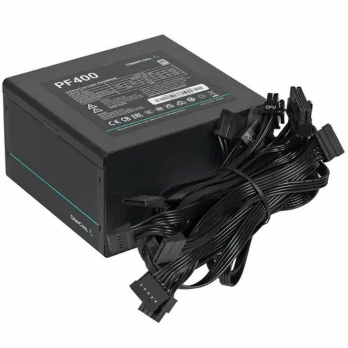 Блок питания Deepcool ATX 400W PF400 80 PLUS 24+2x 4+4 pin APFC 120mm fan 6xSATA RTL