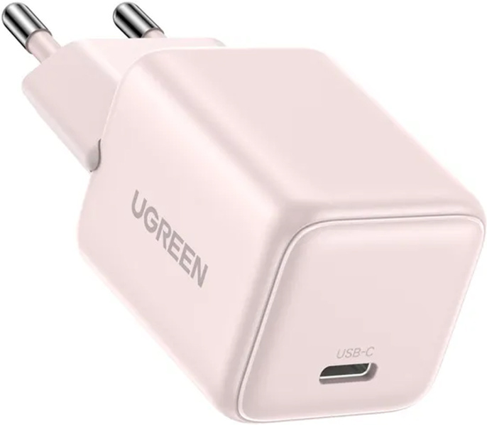 Сетевое зарядное устройство UGREEN X512 (55556) Mini 20W USB-C GaN Fast Charger EU. Цвет: розовый
