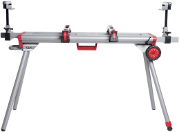 Станина Milwaukee MSL 3000 4933411565 для торцовочной пилы, высота 810 мм, длина платформы 1100 мм-раздвигается до 3000 мм, складывается до 1200 мм включая ролик, несущая способность 250 кг, вес 23 кг, картон
