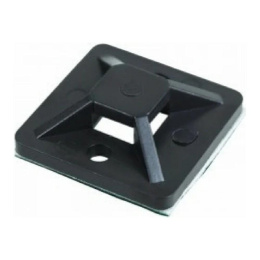 Rexant 07-2026 Площадка самоклеящаяся 25х25 мм, черная 100 шт/уп