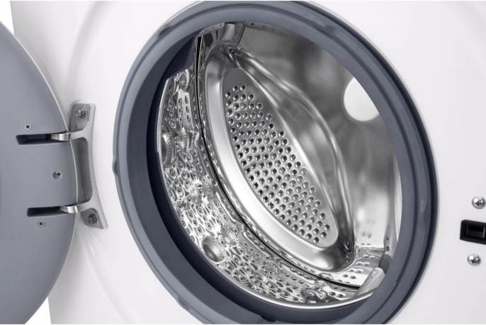 Стиральная машина LG F2Y1WS6W.AGWPCOM, с фронтальной загрузкой, 6.5кг, 1200об/мин, с паром, инверторная