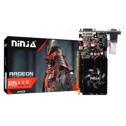 Видеокарта Ninja Sinotex R5 220 1GB DDR3 64bit VGA DVI HDMI 1FAN LP RTL AFR522013F