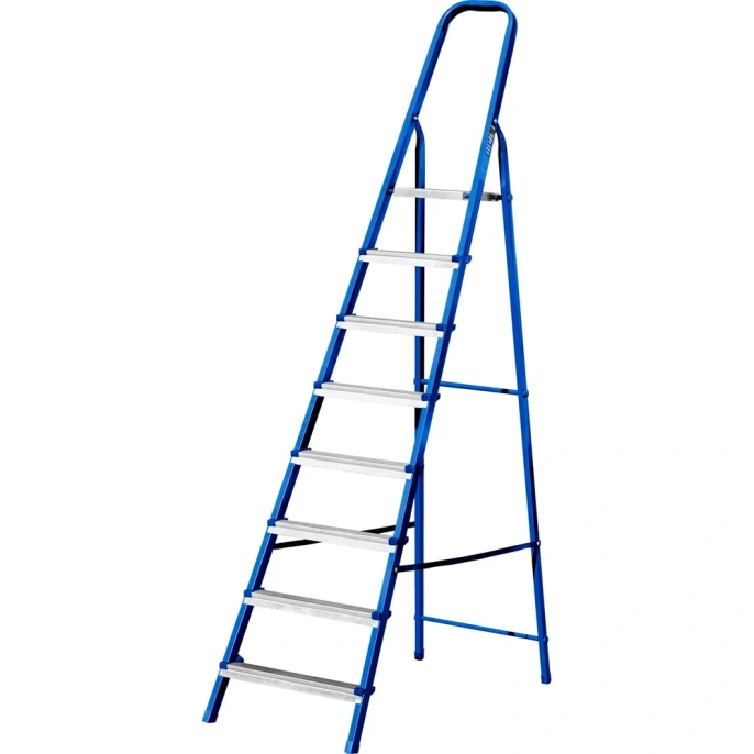 Стальная лестница-стремянка MIRAX 8 ступеней, 162 см 38800-08