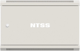 Шкаф коммутационный NTSS Премиум NTSS-W6U6060FD настенный 6U 570x600мм пер.дв.металл 60кг серый 500мм 18.8кг 220град. 370мм IP20 сталь