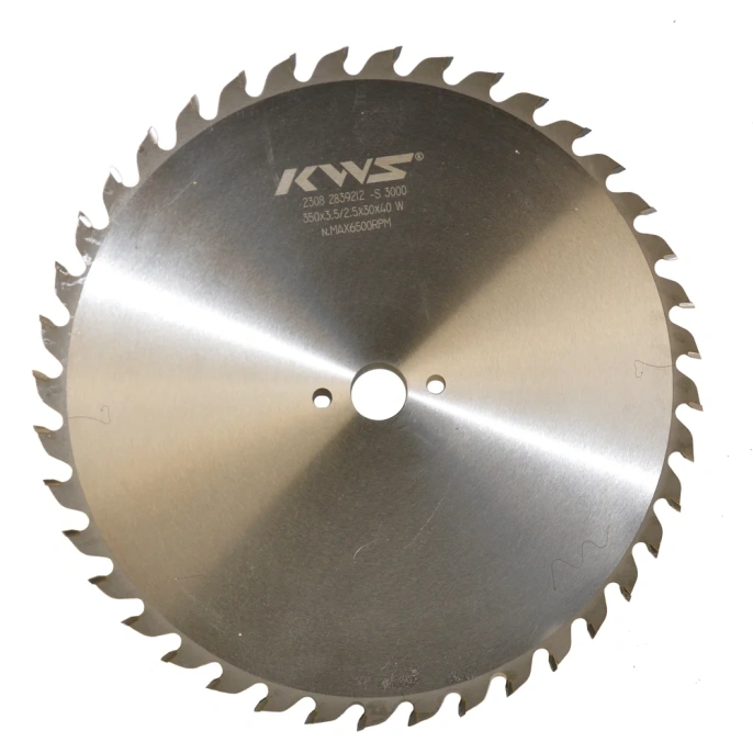 Диск пильный KWS 350х30х3.5х40T W 3000 01030-3503035040W