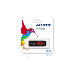 Флеш Диск A-Data 64GB Classic C008 AC008-64G-RKD USB2.0 красный/черный
