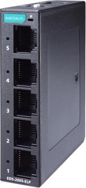 Промышленный неуправляемый коммутатор MOXA EDS-2005-ELP, Entry-level, 5 портов 10/100 TP, -10 to 60°C